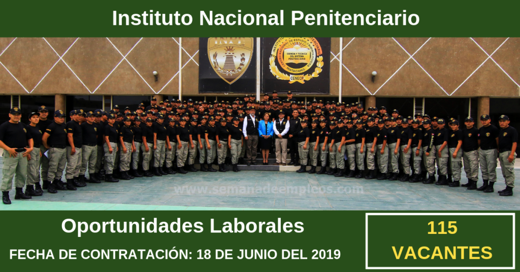 CONVOCATORIA DE TRABAJO EN INPE - MAS DE 115 PUESTOS DISPONIBLES