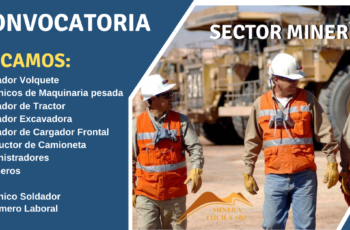 Oportunidad Laboral En Compañía Minera Lucila Importante En El País